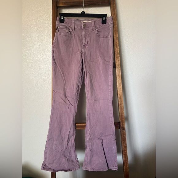 C Est. 1946 Denim - Women's Flare Jeans in Purple